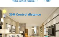 Soporte De Luces E27 Con Control Remoto Inalámbrico Para Bombillas LED Base De Lámpara Colgante Con Timer Inteligente Para Ceilinador - details 10