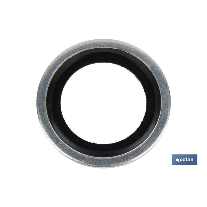 Cofan Arandela Metal Goma Acero Zincado NBR | Alta Calidad