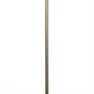 Lámpara de Pie MF185, Metal, Oro, 43x43x170 cm - 1