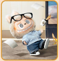 Muñeca De Peluche PVC Labubu Sienta La Fiesta 2ª Generación Colgante Para Llaves Caja Sorpresa Coleccionable Creativa Juguetes Regalo Para Todas Las Edades - details 15