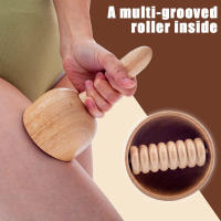 Copa De Madera Sueca Portátil Con Rodillos Masajeador De Terapia De Masaje Para Drenaje Linfático Y Modelado Corporal Herramienta Anti-Cellulitis - details 4