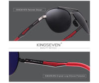 Gafas De Sol Cuadradas Vintage Para Hombre KINGSEVEN Polarizadas UV400 Accesorios De Óptica Ideal Para Ciclismo Y Conducción - details 1