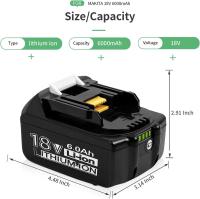 2 Pack For Makita 18v Battery 8.0 Ah Lxt Li-ion Bl1850b Bl1830b Bl1860b Cordless - details 2