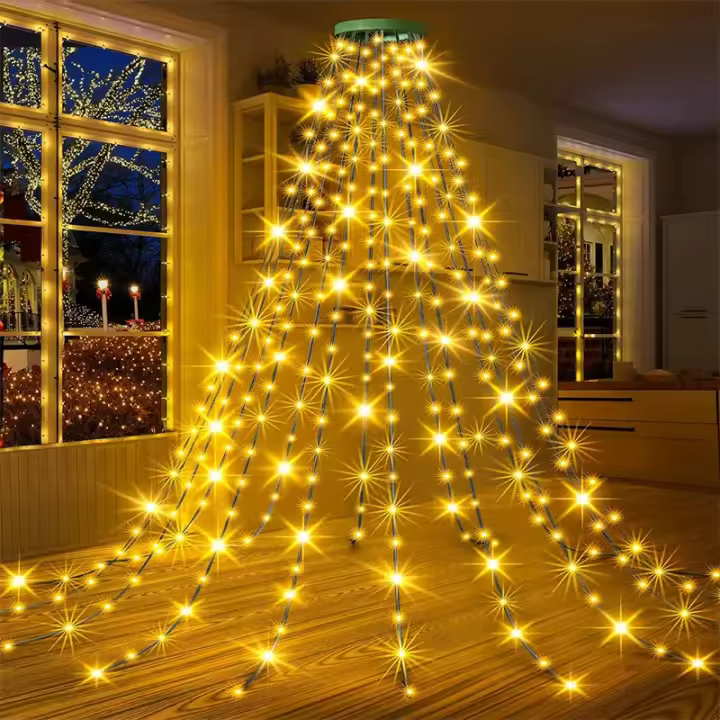 Luces De Cadena LED Recargables Por USB Para Navidad 1.5M/2M Decoración De Jardín Fiesta Boda Iluminación De Vacaciones - 1