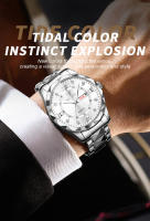 Reloj De Pulsera Para Hombre BINBOND Marca Top Lujo Resistente Al Agua Luminoso Con Fecha Y Día De La Semana Reloj De Acero Inoxidable Cuarzo - details 9