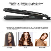 Steampod Hierro De Peluquería Profesional Cerámico Ajustable En Temperatura Con Pantalla LED Viajero PTC Placa Para Cabello Corto Seco Y Humedo 140-230°C - details 7
