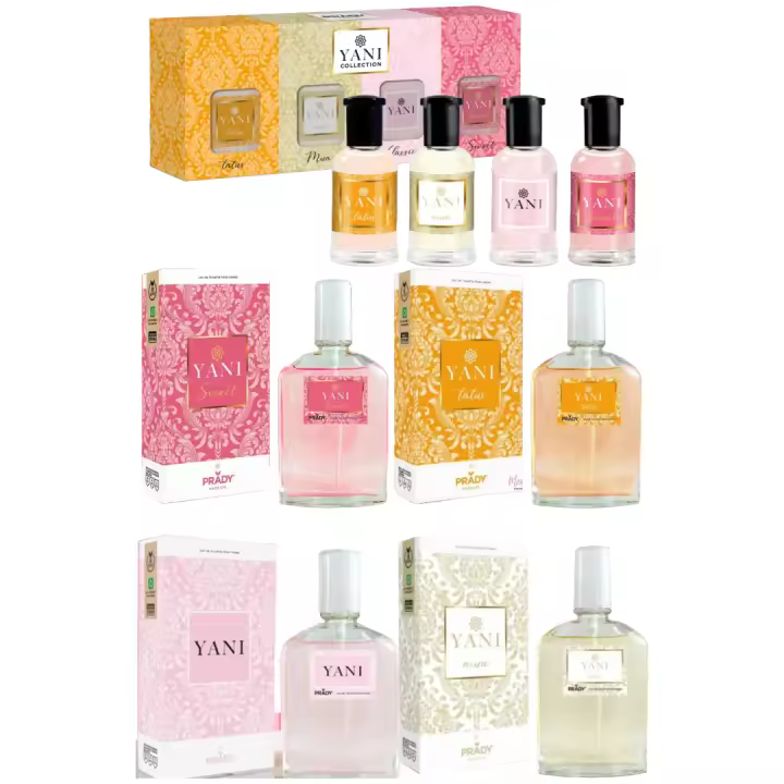 COLONIAS DE MUJER YANI PACK 8 PRADY PARFUMS - FRAGANCIAS DE MODA MAS EXITOSAS PARA ELLA - 90 ML + 30ML - 1