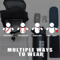Bolsa De Agua Magnética Para Gimnasio Con Bolsillo Para Móvil Y Llaves Bolsa Cruzada De Almacenamiento Magnética Para Deporte - details 2