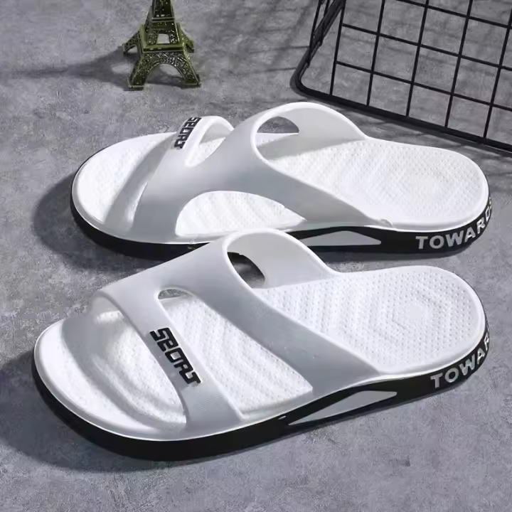 Sandalias Para Hombre 2024 Moda Casual Uso Dual Interior Y Exterior Sandalias De Playa Con Espalda Suave Y Gruesa Para El Verano - 1