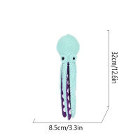 Juguete De Octopus De Peluche Para Perros Interactivo Con Sonido Anti-Demolición Compañero De Bricolaje Para Grandes Y Pequeños Perros Juguetes Para Aliviar La Boredom - details 7