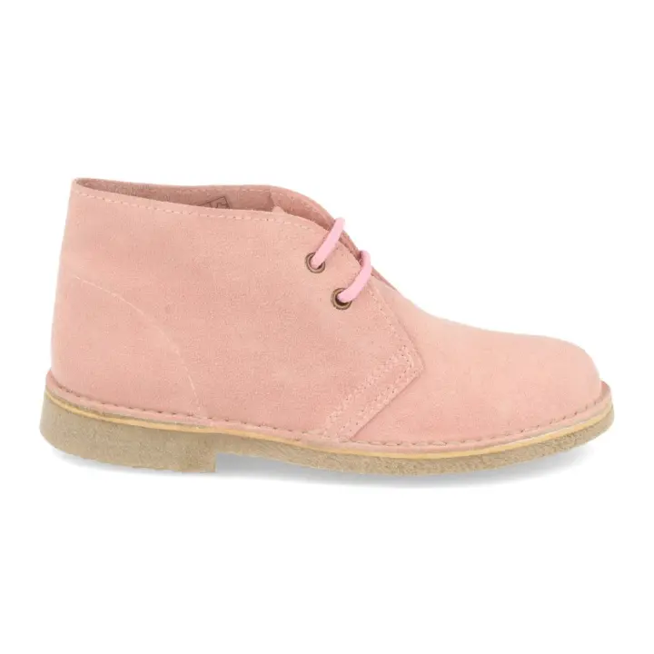 Botas safari planas comodas color rosa DB01 - 1