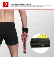 AOLIKES 1 Par De Correas De Agarre Para Gimnasio Y Fitness Soporte De Muñeca Para Levantamiento De Pesas Y Domínicos Uso En Ejercicios De Pull up - details 7