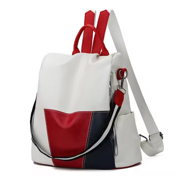 Mochila antirobo de cuero de alta calidad para Mujer, Morral Escolar de gran capacidad para adolescentes, 2023 - 1