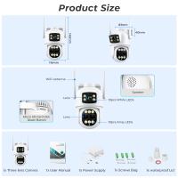 Cámara IP WIFI 6K 12MP Exterior Con Lente Tríplice 8X Zoom Cámara De Seguridad Con Rastreo Automático AI P2P CCTV Surveillance iCSee - details 2