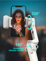 Stabilizador Gimbal A10 Con Tripé Y Luz De Rellenado Para Smartphone Vlog Video De iPhone Telescopio Roda Removible Para Grabación De Video - details 5