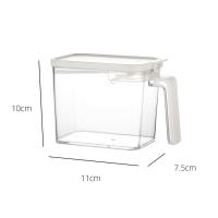 Organizador De Hierbas Para Cocinar Caja De Almacenamiento De Especias Jars De Aromaterapia Contenedor De Pimienta Y Azúcar Estilo Moderno PP - details 2