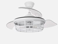 FABRILAMP PREMIUM Ventilador Motor Dc Tornado Blanco 5x BOMBILLA E27 107d 3aspas Desplegables 6velocidades C/remoto Y Temporizador 1/2/4H Incluye mando a distancia y dos tijas de 10 y 25 centímetro Productos originales calidad de confianza Descripcion - details 3