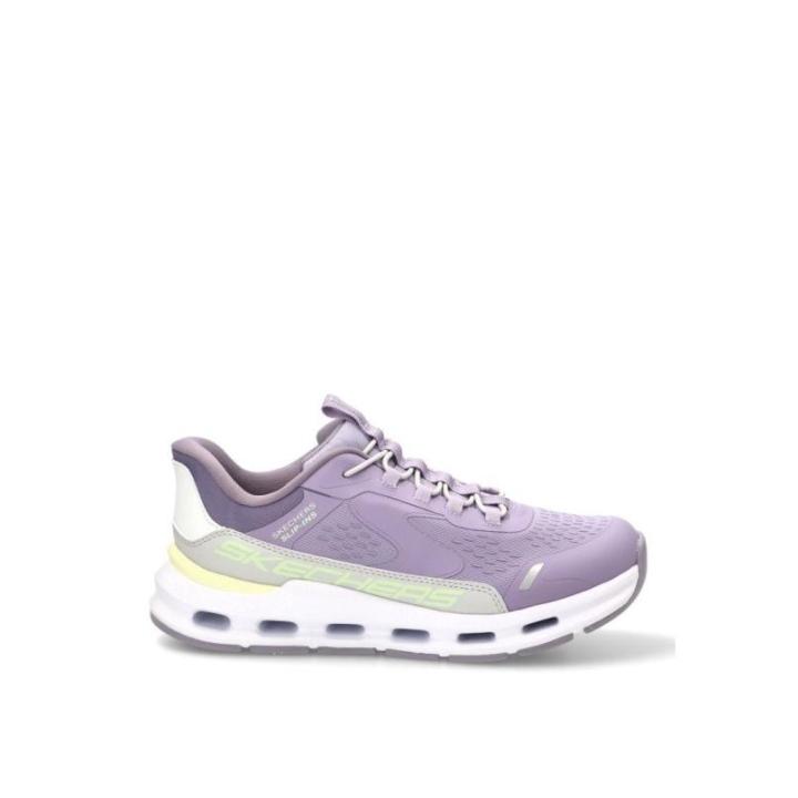 Zapatillas Casual Skechers - Mujer - Suela Plana - Modelo 303654l - Color Lila