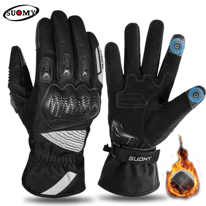 -Guantes De Invierno para motortetamanoplas Calientes para EsquíInvisternoimperablePantalla tacthilcyclingMotodatos completesAlgodón Grueso - 1