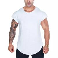 Camiseta De Gimnasio Para Hombres Fitness Casual Hip Hop Algodón Sin Mangas Ajustada Transpirable Ropa Deportiva Bodybuilding - details 4