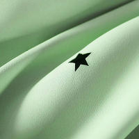 Cortinas De Ventana Doble Capa Para Niñas Y Niños Con Estilo Nórdico Estrella Negra Acolchadas Para Dormitorio Decoración De Puerta - details 15