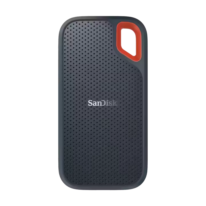 Sandisk extreme portable 500 gb / 1 tb / 2 tb / 4 tb, ssd v2 usb 3.2 external disc. Speed up to 1050 mb/s - 1