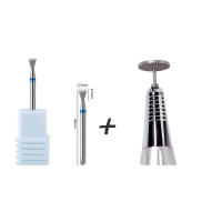 Cabeza De Perforación De Diamante Para Uñas Y Pies Metálica De Salón Remover Callos Y Muñecos Con Broca Eléctrica - details 4