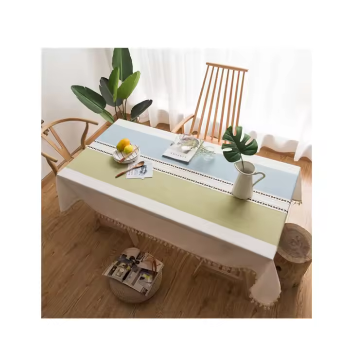 Mantel Mesa Rectangular Mantel Tela Mantel Lino Mantel Antimanchas Mantel de Mesa Impermeable 140x200cm - 1