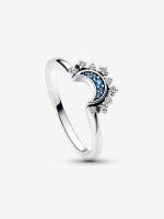 Brillante Celestial - Plata de Lei Pandora - Anillo de Luna Azul - details 0