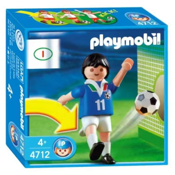 Playmobil Jugador de Fútbol Italia, 4712 - 1