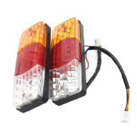 Luz Trasera LED Impermeable Para Motocicleta 12V Con Señal De Freno Y Volteo En 3 Colores Luz De Cola De Automóvil - details 3