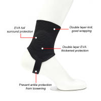 1Par De Soporte De Tobillo Compresión Bracelete De Tobillo Para Deportes Como Correr Y Fútbol Ayuda En Esguinces Y Tenositis Alivio Del Dolor - details 4