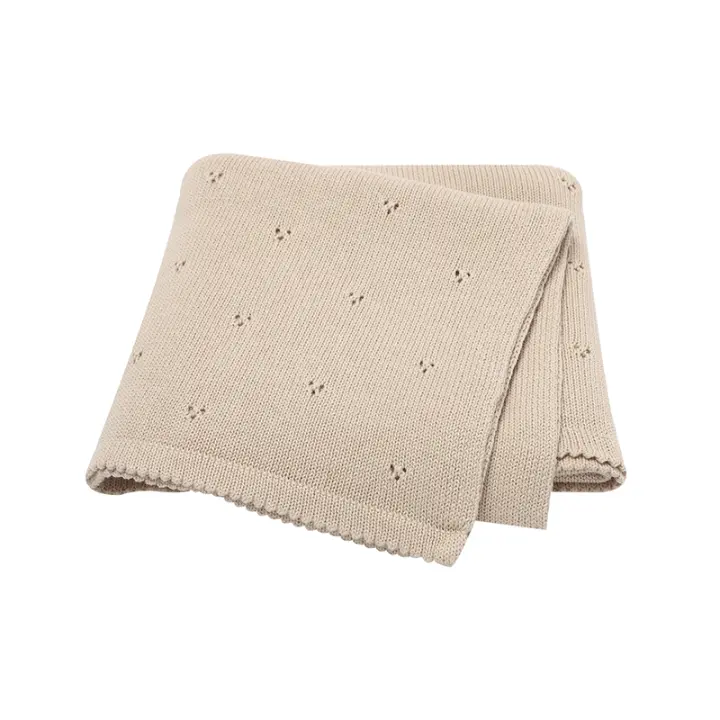 Manta Bebé Ultra Suave Algodón Punto Para Niños Y Niñas Recién Nacidos Cubiertas De Sueño Para Carrito 90*70cm Tapetes Para Niños - 1