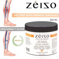 Gel descongestivo con efecto frio para piernas cansadas o con varices  500ml - Zeizo - details 1