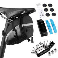 Kit De Herramientas De Reparación Para Bicicleta 16 En 1 Bolsa De Sillín Multifuncional Para Ciclismo Bolsa De Asiento De Bicicleta - details 15