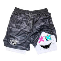 Shorts De Entrenamiento Deportivo Para Hombres Doble Capa Secado Rápido Transpirable Nuevos De Verano Moda Casual Playa Correr - details 12