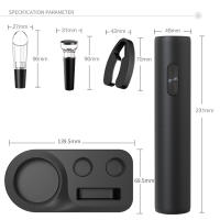 Juego De Abrevidrios Eléctricos Para Vino Y Cerveza Con Abreborrachos Y Capuchones De Batería Accesorios De Cocina - details 1