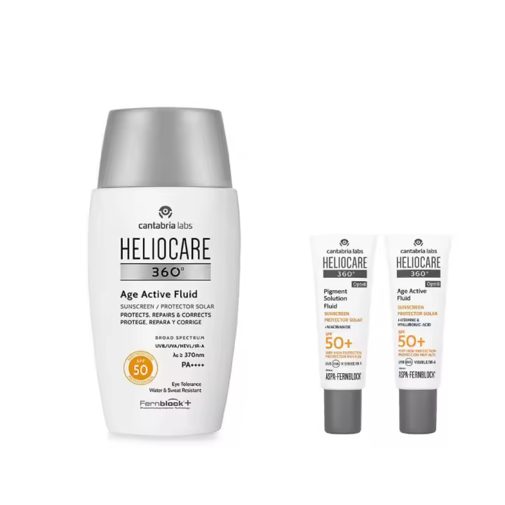 Heliocare 360° Spf 50+ Age Active Fluid 50 ml + Regalo Protector Age Fluid y Pigment Fluid 3 ml - 1