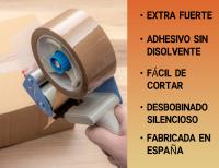 Home Solazzia - Cinta Adhesiva Transparente Cinta Adhesiva Marrón Precinto Adhesivo Extrafuerte y Resistente para Embalar - details 1