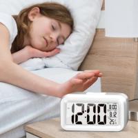 Reloj De Alarma Digital LED Con Función De Sueno Y Calendario Multifuncional Para Escritorio Material Plástico - details 0