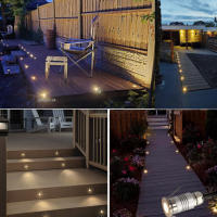 Lámpara LED Mini Para Jardín IP67 Impermeable DC12V Luz De Piso Revestida Para Escaleras Exteriores Y Iluminación De Paisaje - details 0