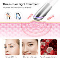 Dispositivo De Belleza Para Los Ojos Masajeador Facial Con Fototerapia Linterna Para Relax Cirugía Estética Eliminación De Arrugas Y Puffiness Compresión Caliente Herramienta De Belleza Para Ojos Y Cara - details 1
