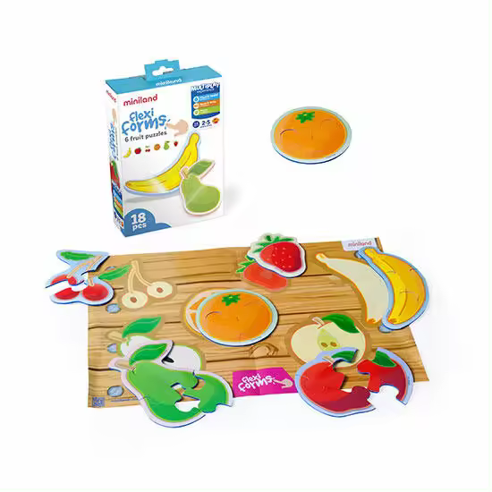 Flexi Forms: Set de 6 Puzzles Frutas - 1