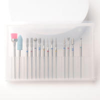 Set De 14 Piezas Para Máquina De Uñas Herramientas De Polido Y Remoción De Gel De Pedicura Y Manicura Rotatoria De Acero Inoxidable - details 7