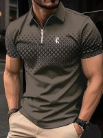 Camisa Polo De Golf Para Hombres Casual Verano Manga Corta Impresión 3D Micro Elástica Polyester Ropa Diaria Para Exterior - details 1