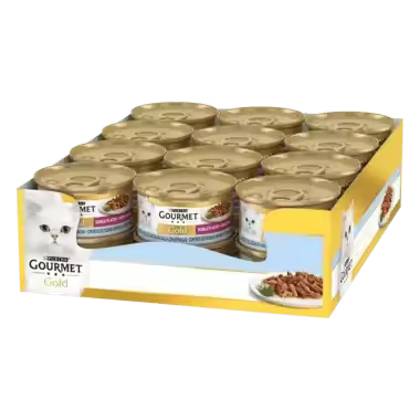 Gourmet Gold Doble Placer Pescado (24x85gr) - 1