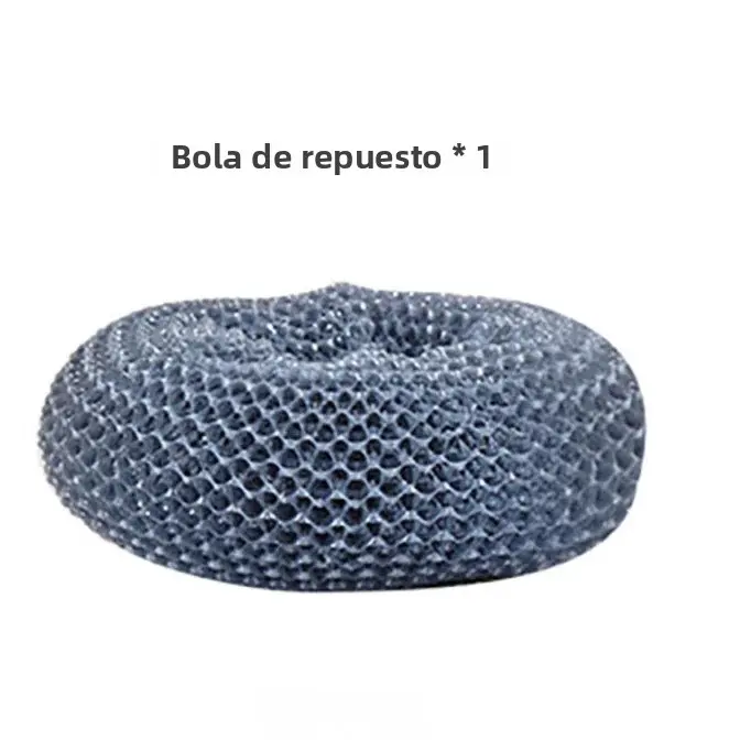 Cepillo De Limpieza Portátil Para Cocina En Acero Inoxidable Con Dispensador De Jabón Herramienta De Limpieza De Platos Para Lavavajillas - 1