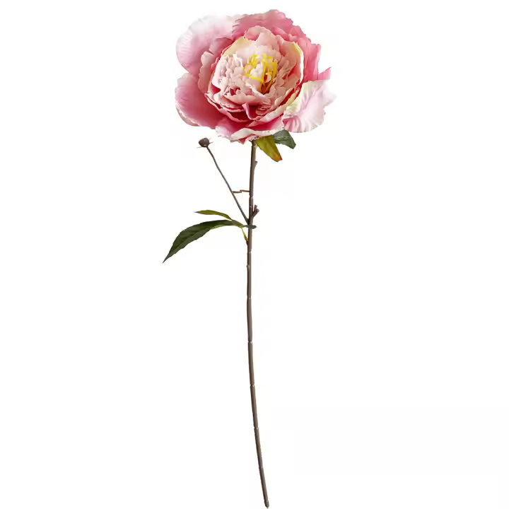 Poenia Arte Floral - Rama de Peonia Artificial 66cm - Pack de 3 - Flores y Plantas Artificiales - 1