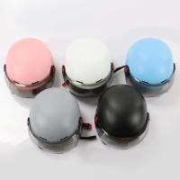 Casco De Motocicleta Para Hombres Y Mujeres Seguridad Anti-UV Con Gafas Adecuado Para Bicicletas Scooters Y Coches Eléctricos Estilo Medio Peso Ligero Material ABS+PC - details 7