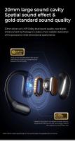 Auriculares Inalámbricos Lenovo ERAZER X9 Bluetooth 5.4 Deportivos Con Micrófono Control Táctil Cancelación De Ruido Impermeables Para Estudio Y Oficina - details 3